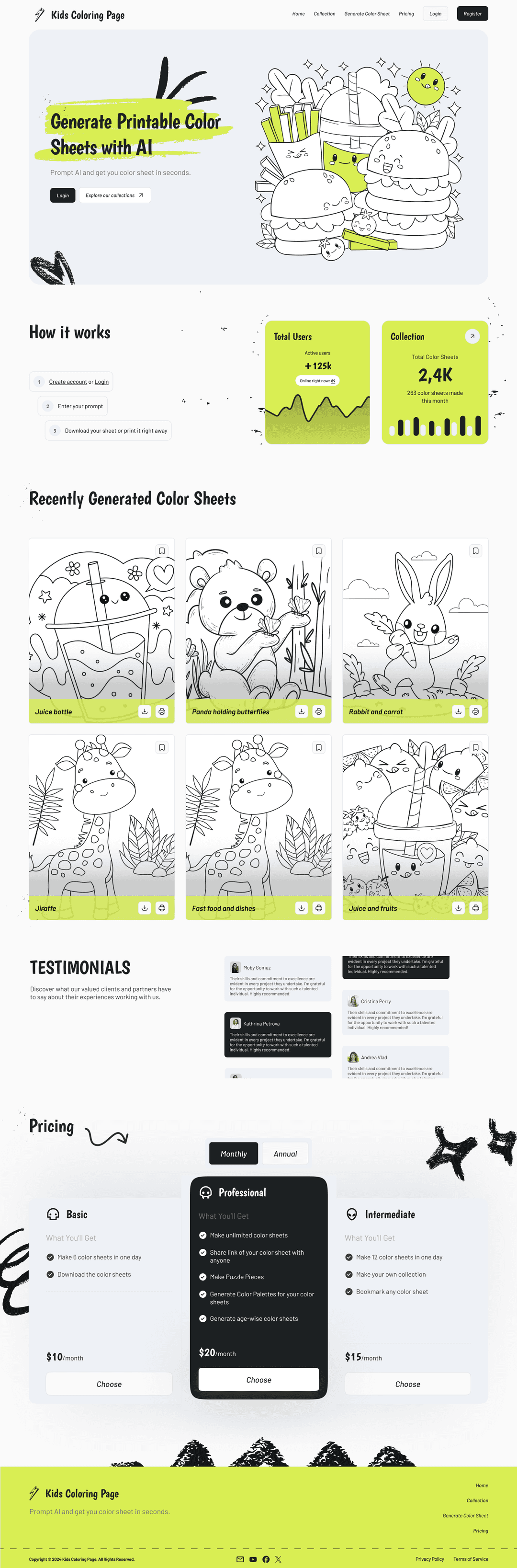 Kids Coloring Page