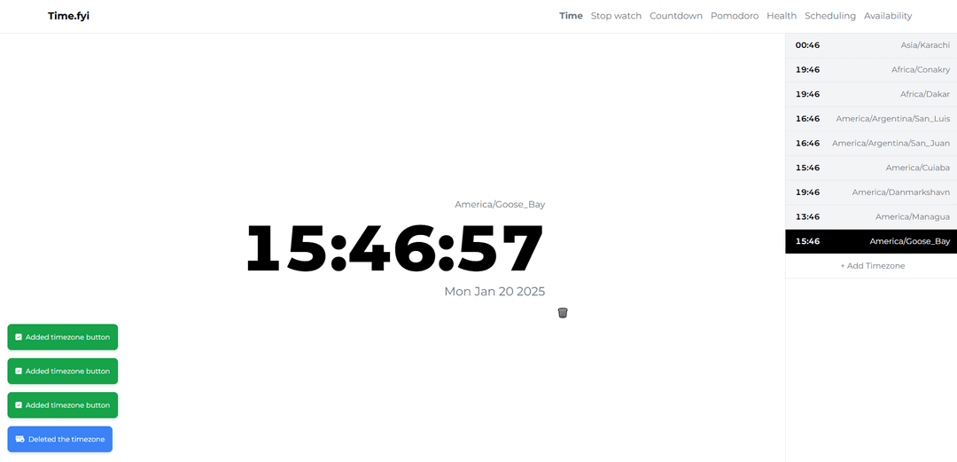 Time Related Tools